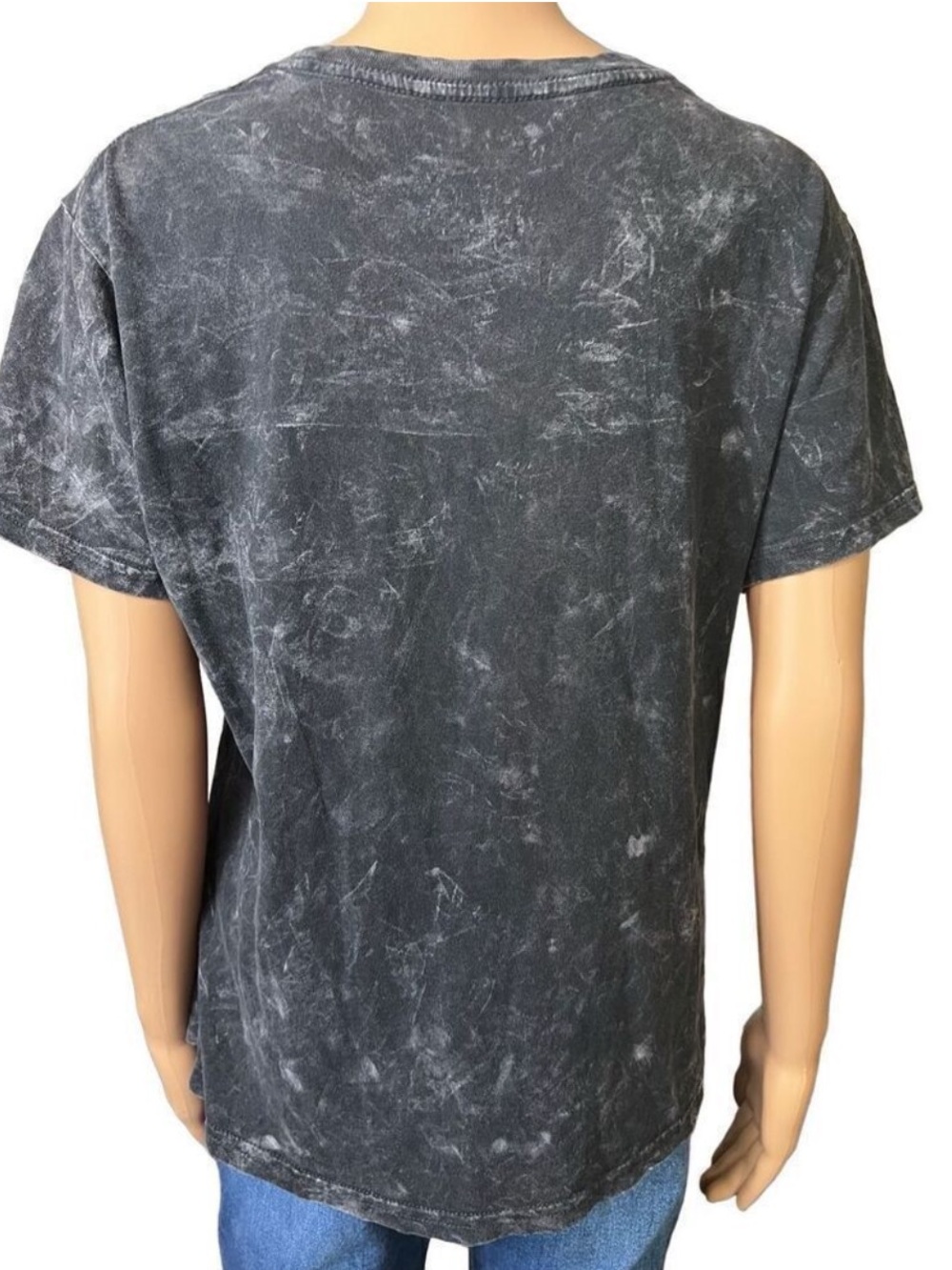 The Rolling Stones Black Tee with Red Tongue Graphic - Picture 2 of 4